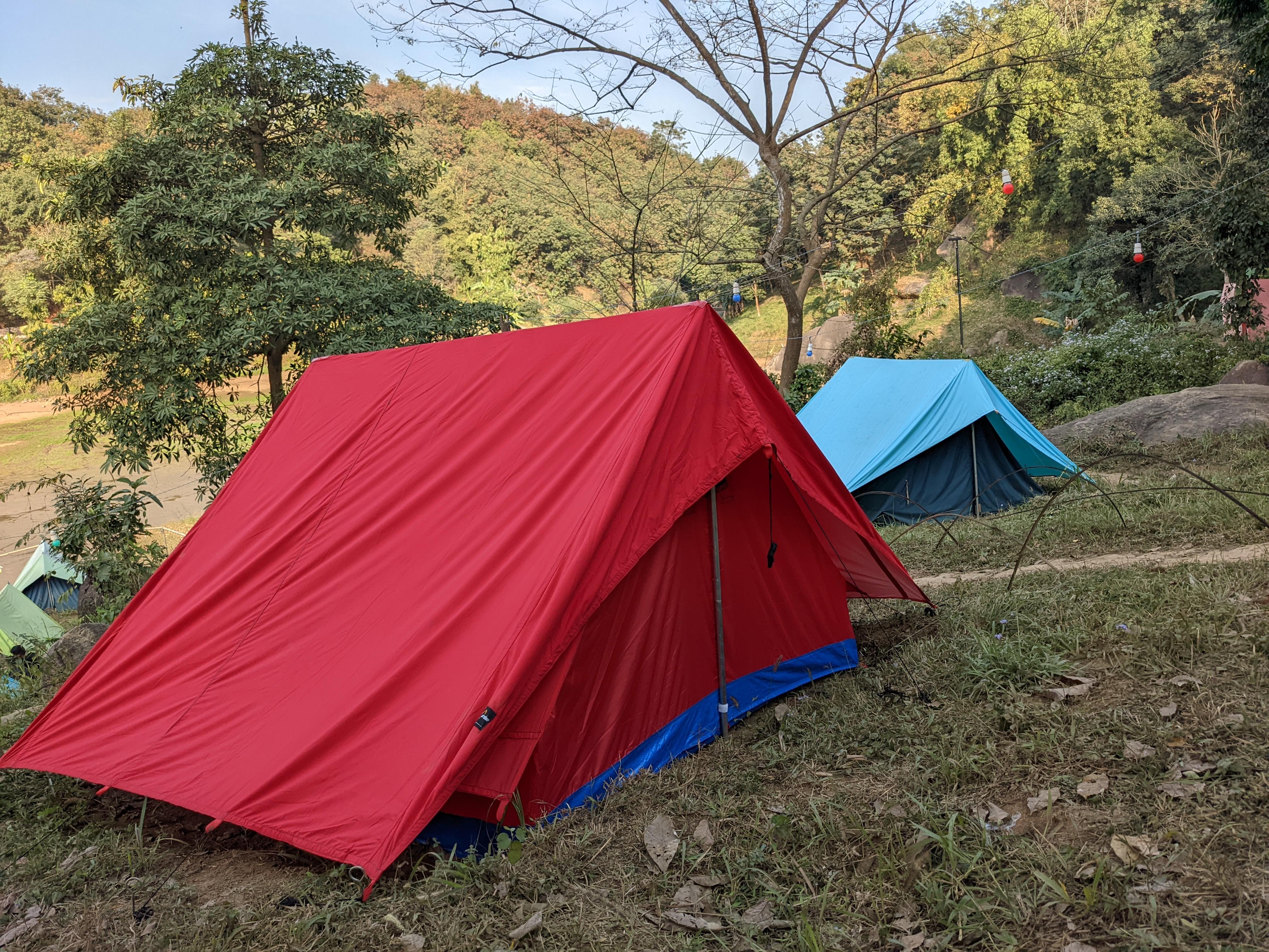 alpine tent view 1